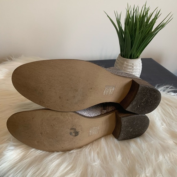 Chanii B Pewter Ankle Boots EU 37 - Picture 7 of 9